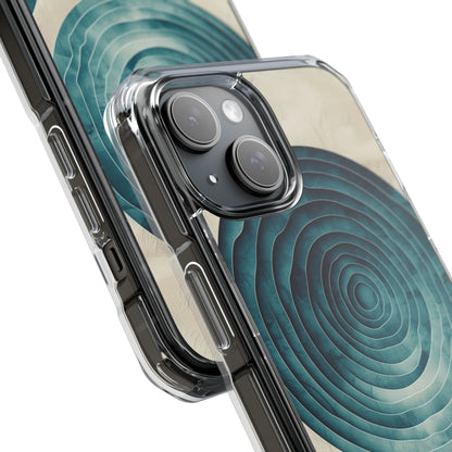 Waves Embrace Circles iPhone Case - Impact