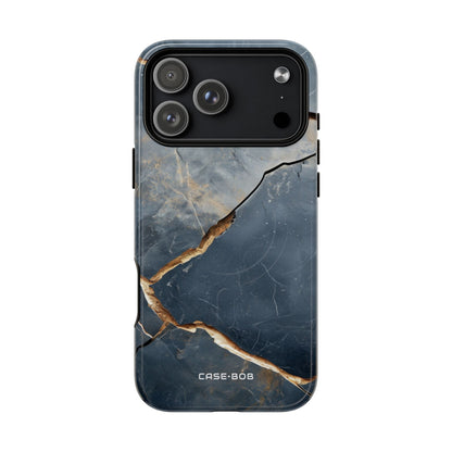 Jagged Vein Navy iPhone 17 Pro Max Case - Tough+