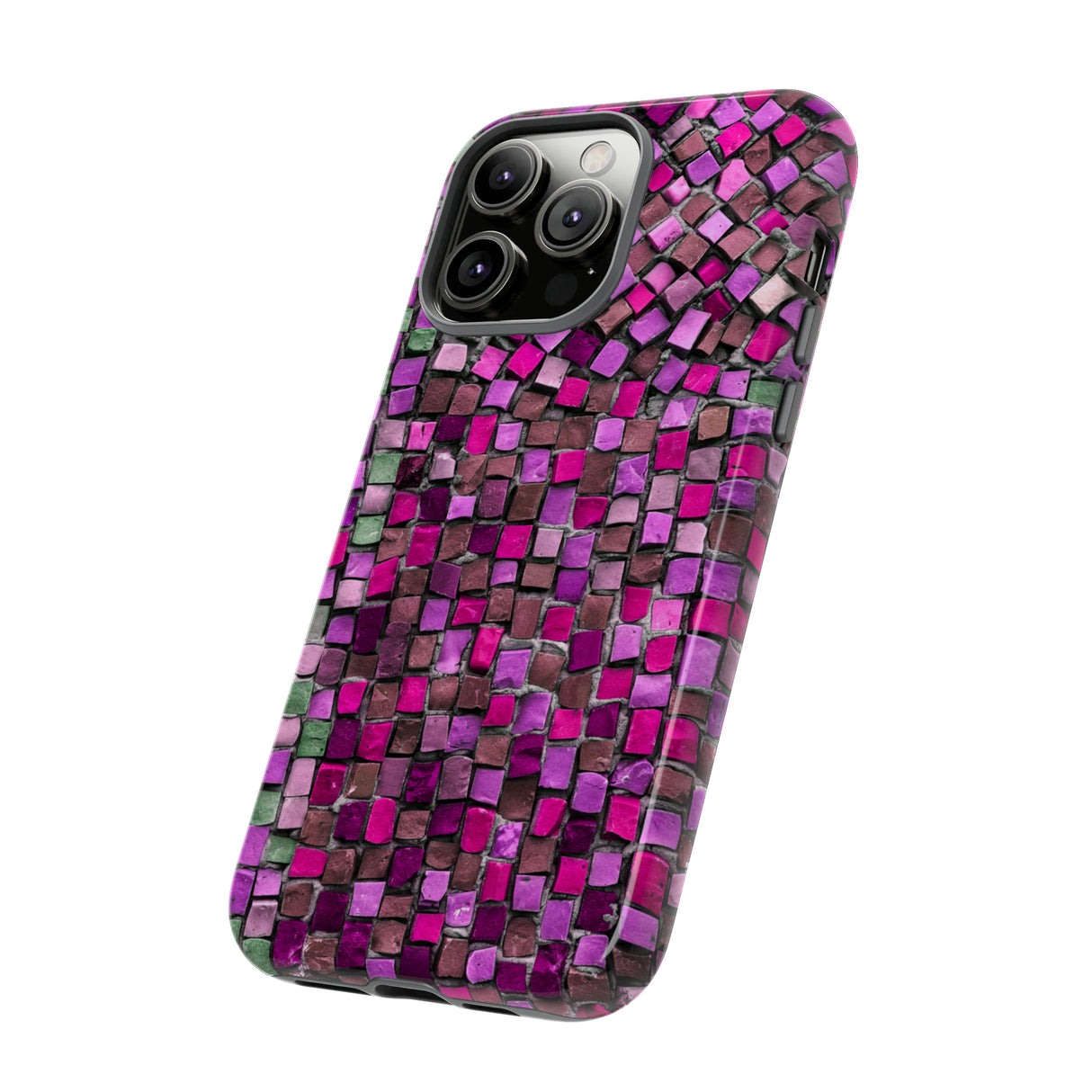 Purple Mosaic - Protective Phone Case