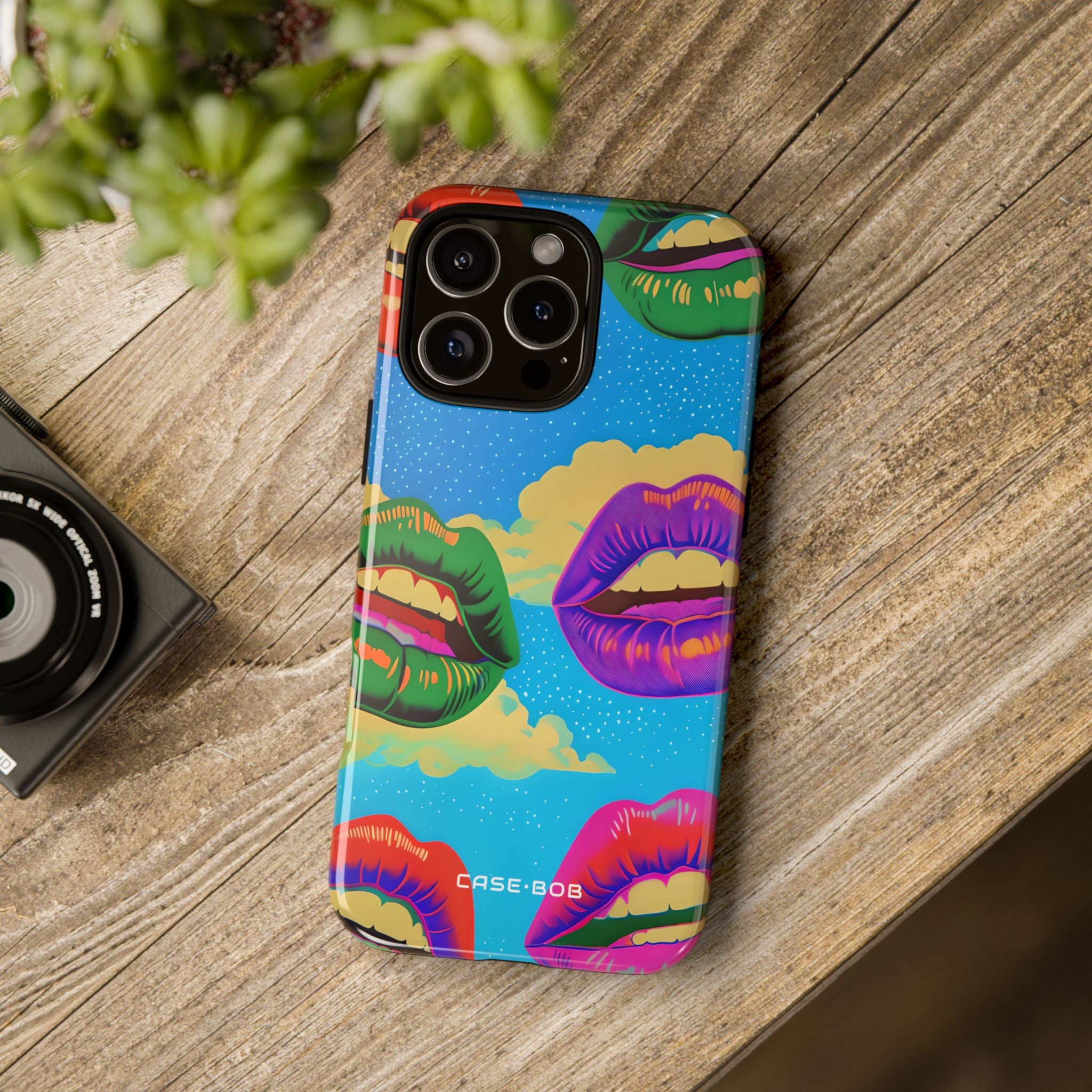 Colorful Lipscape iPhone 16 Pro Max Case - Tough
