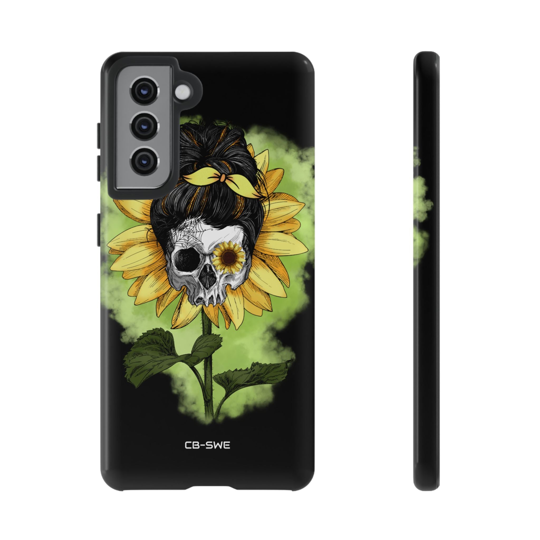 Sunflower Skull Fusion - Samsung Case