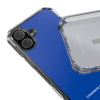 Cobalt Blue - Clear Impact iPhone 16 Phone Case