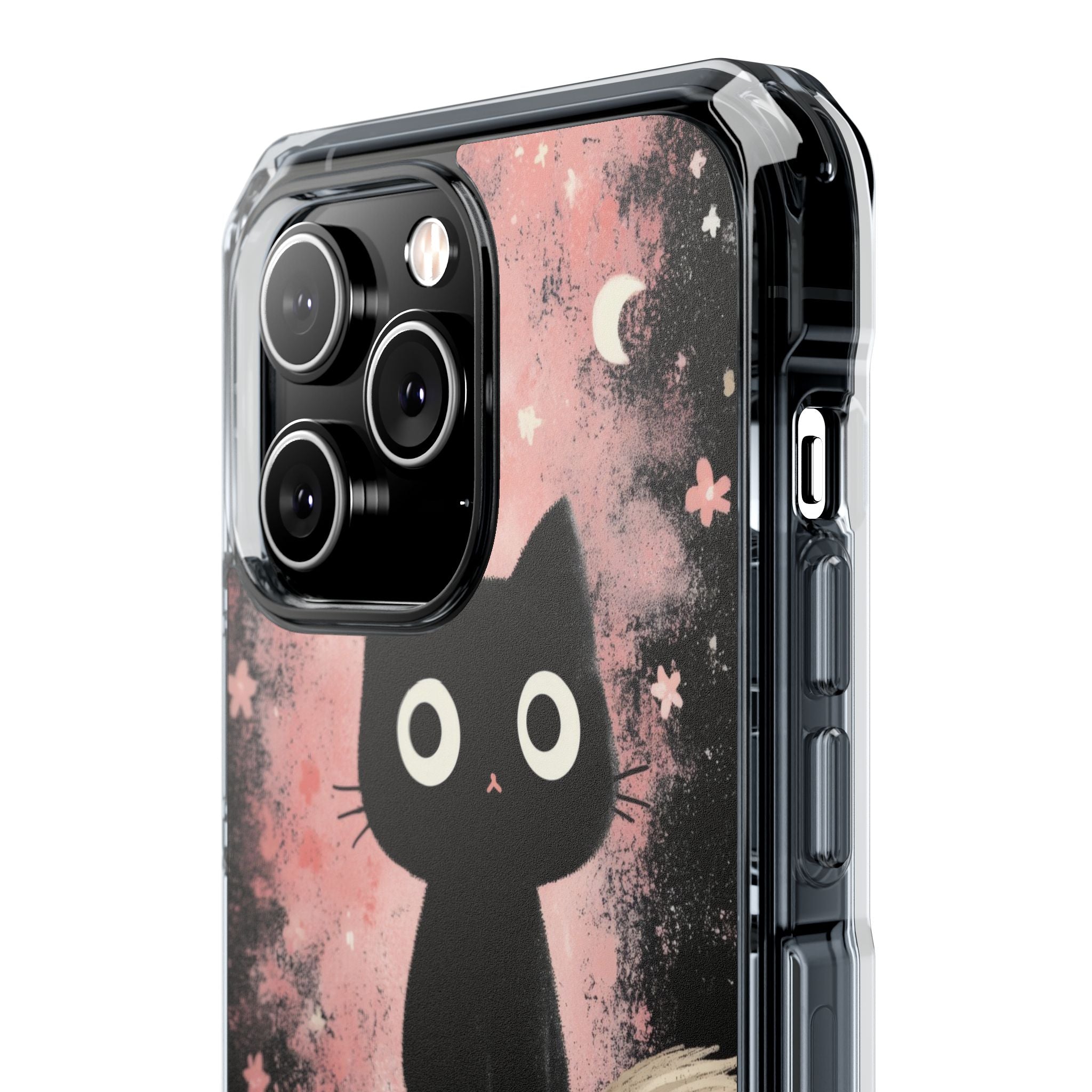 Whimsical Cat Soars iPhone Case - Impact