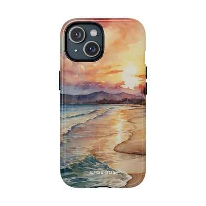 Sunset Reflection iPhone 15 Case - Tough+