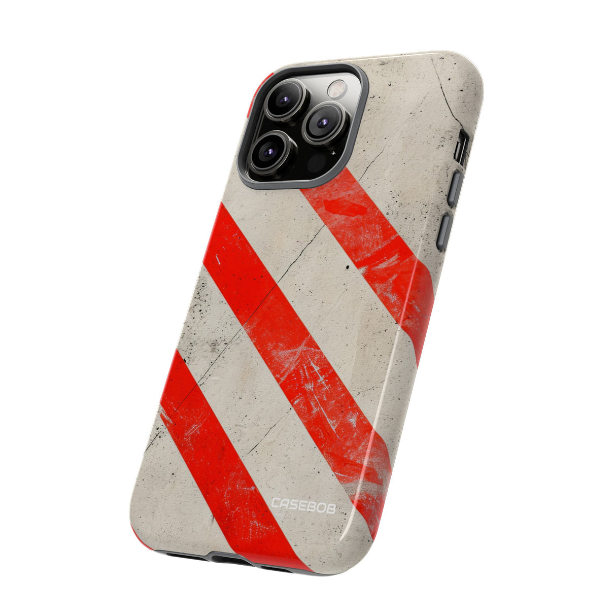 Crimson Line Minimalism - Protective Phone Case