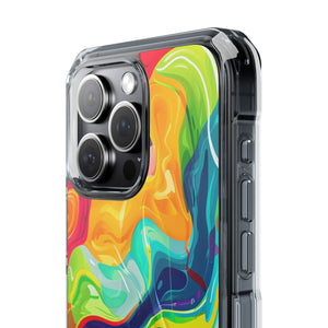 Bold Bright Patterns | Phone Case for iPhone (Clear Impact Case - Magnetic)