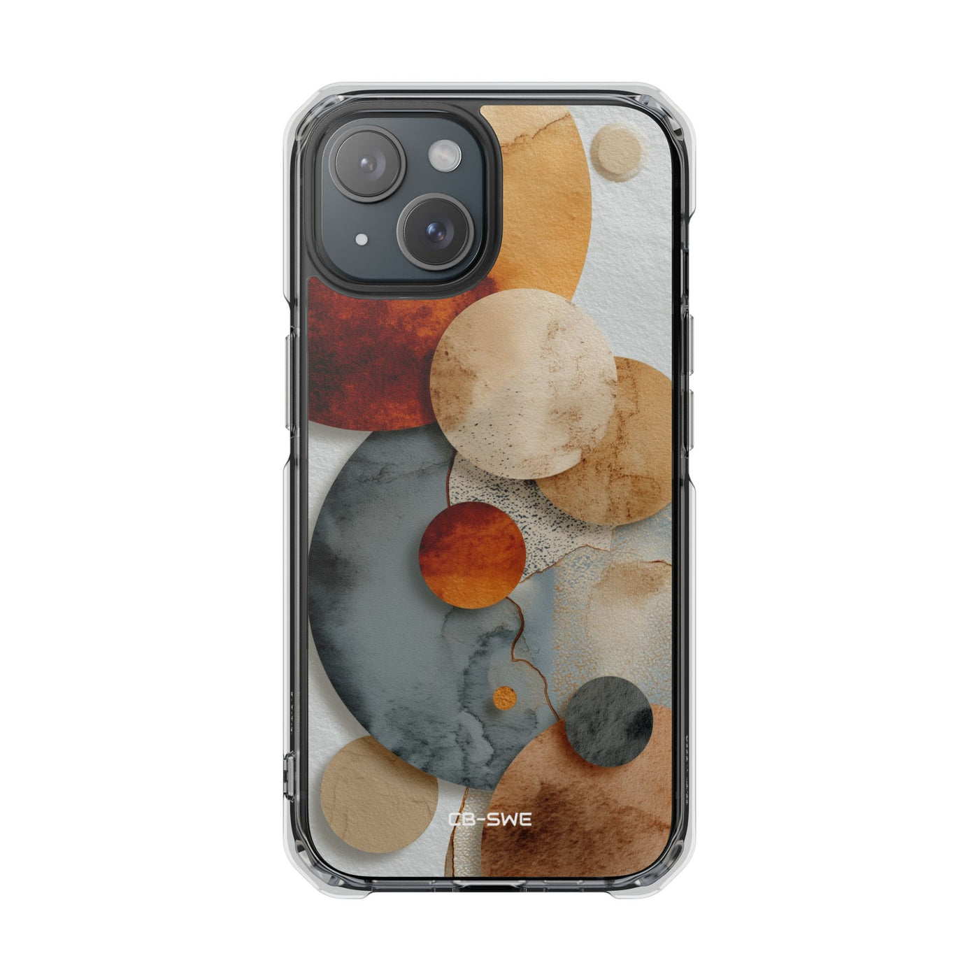 Circles Embrace Warmth iPhone Case - Impact