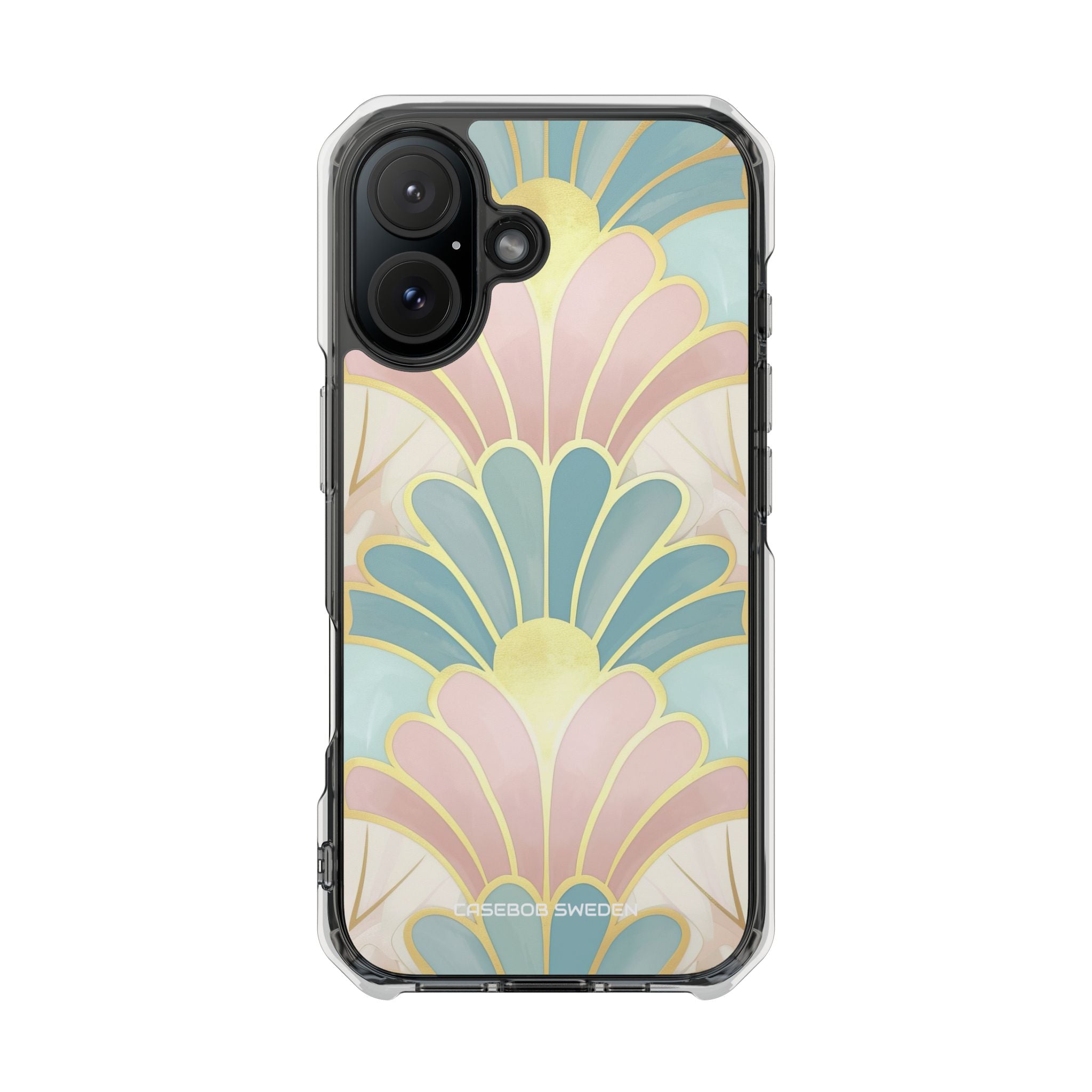 Pastel Deco Elegance - Clear Impact iPhone 16 Phone Case