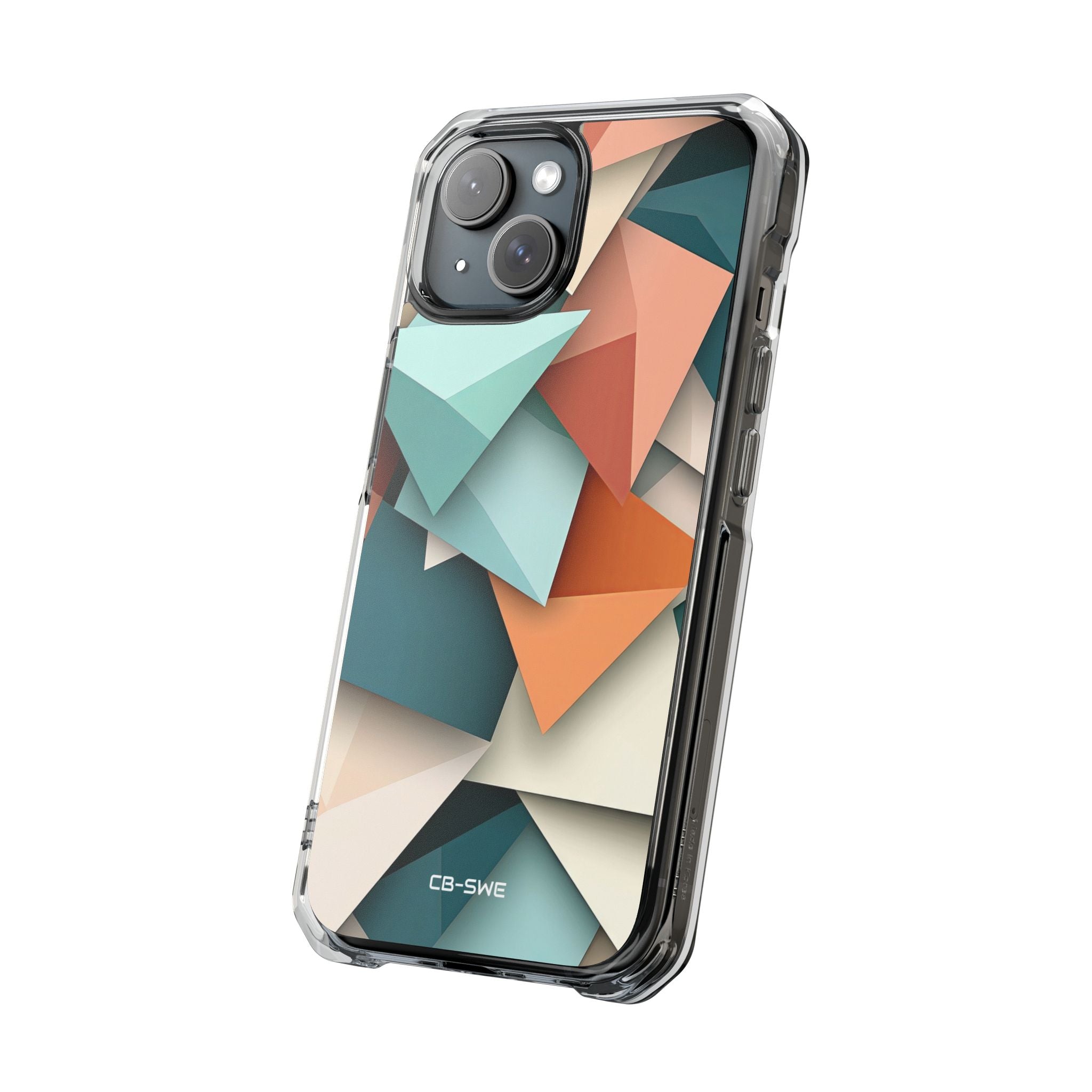 Geometric Color Harmony iPhone Case - Impact