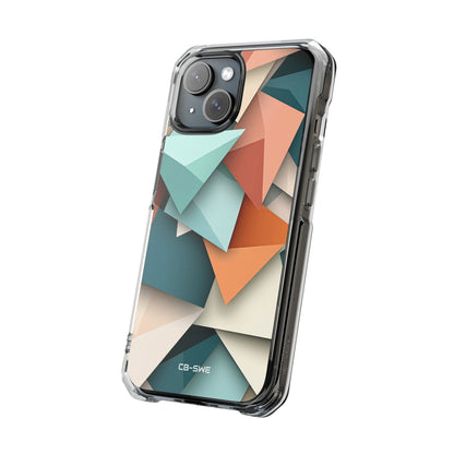 Geometric Color Harmony iPhone Case - Impact