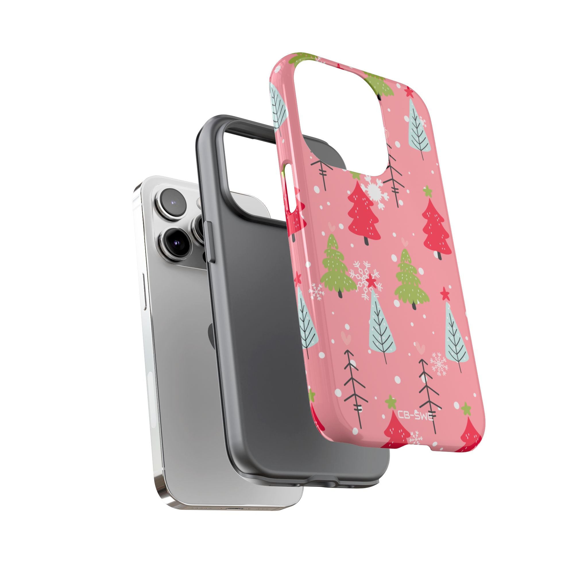 Festive Trees Dance - iPhone Case