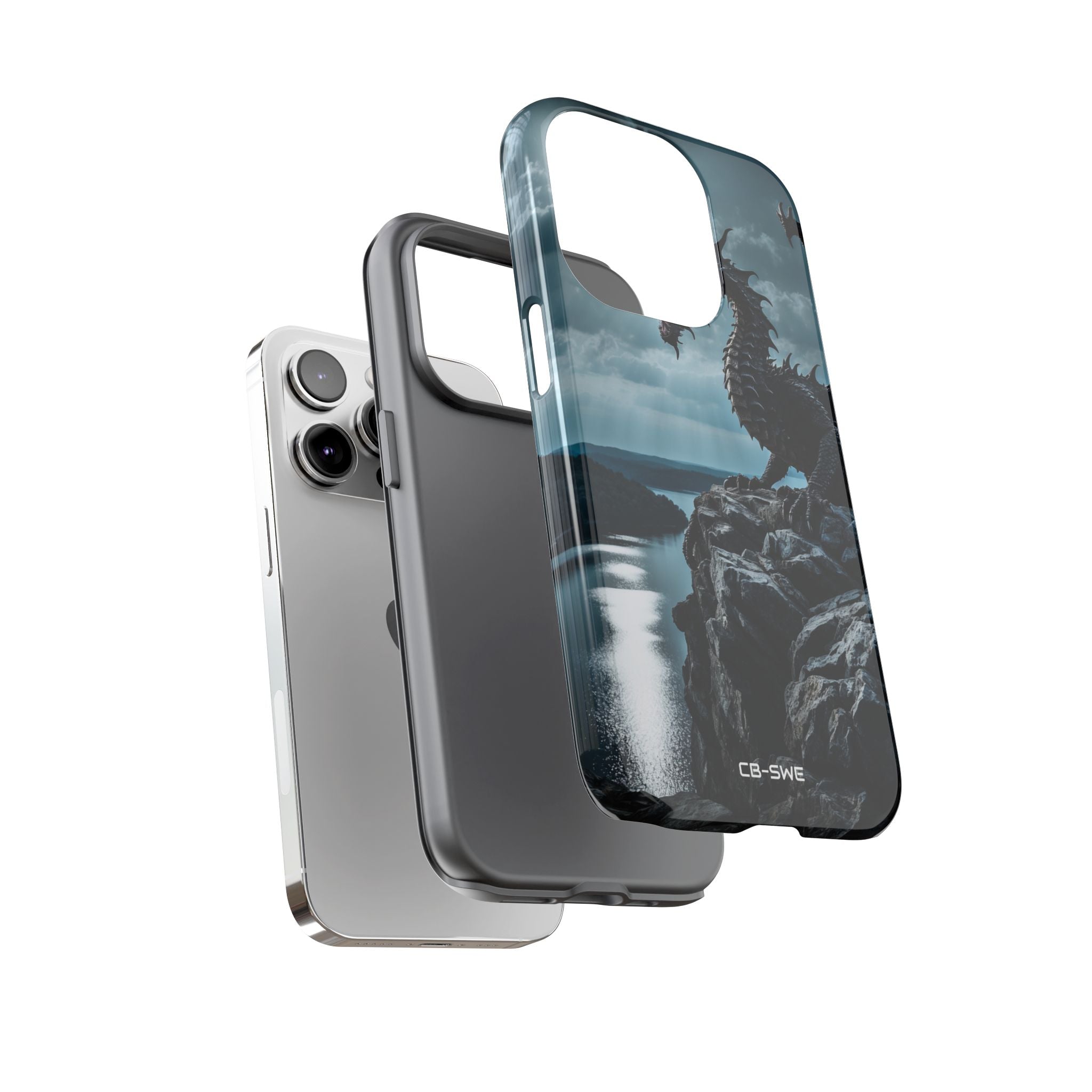 Dragon Soars Moonlight - iPhone Case