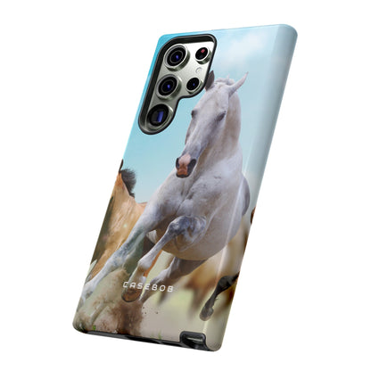 Blue Sky Horses - Protective Phone Case