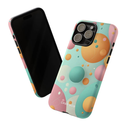 Pastel Circles iPhone 15 Pro Max Case - Tough