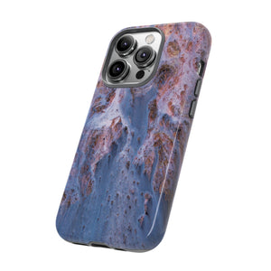 Blue Ice Ink Art iPhone Case (Protective) Phone Case