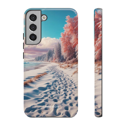 Snowy Footprints Samsung S22 Plus Case - Tough