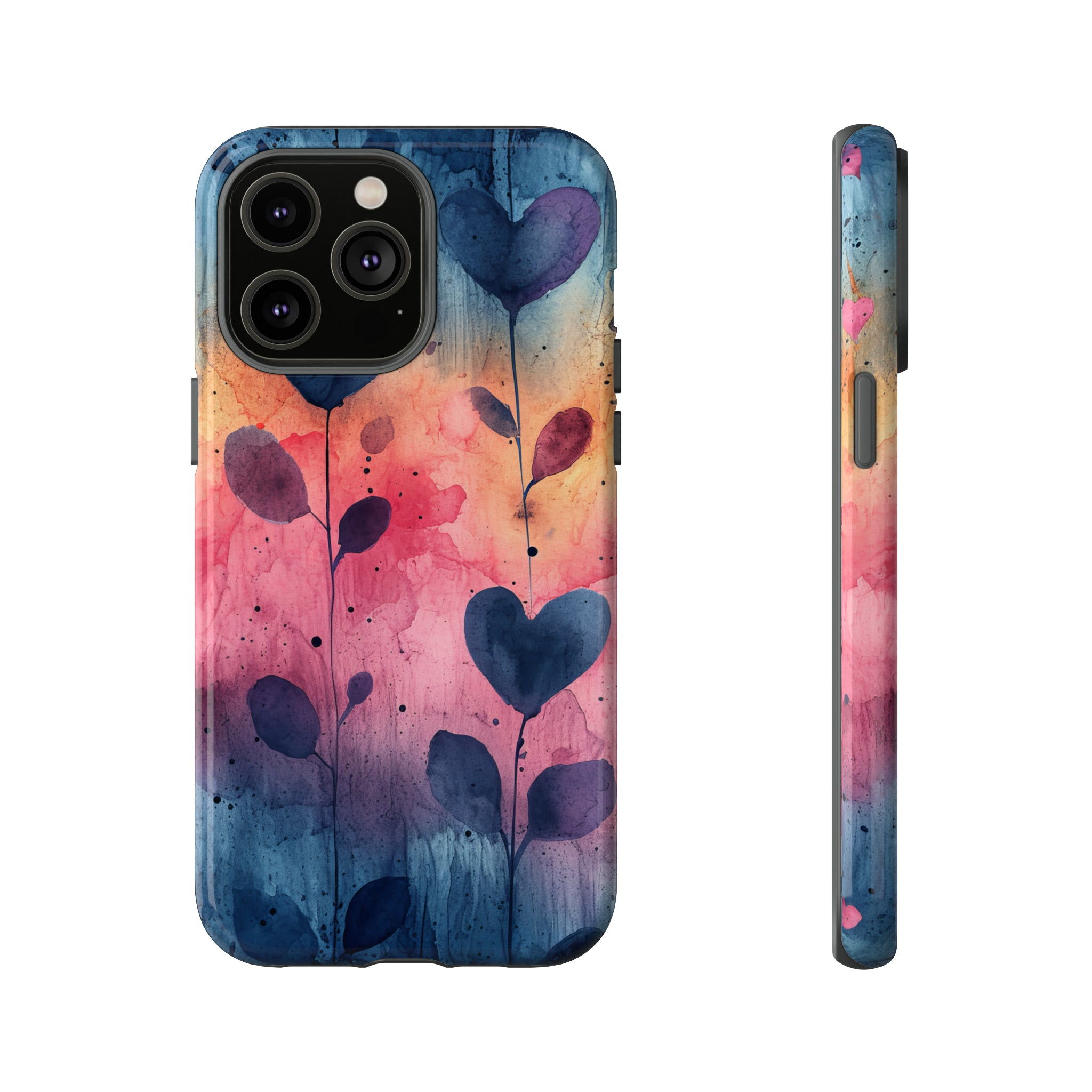 Heartfelt Pastel Mosaic - Protective Phone Case