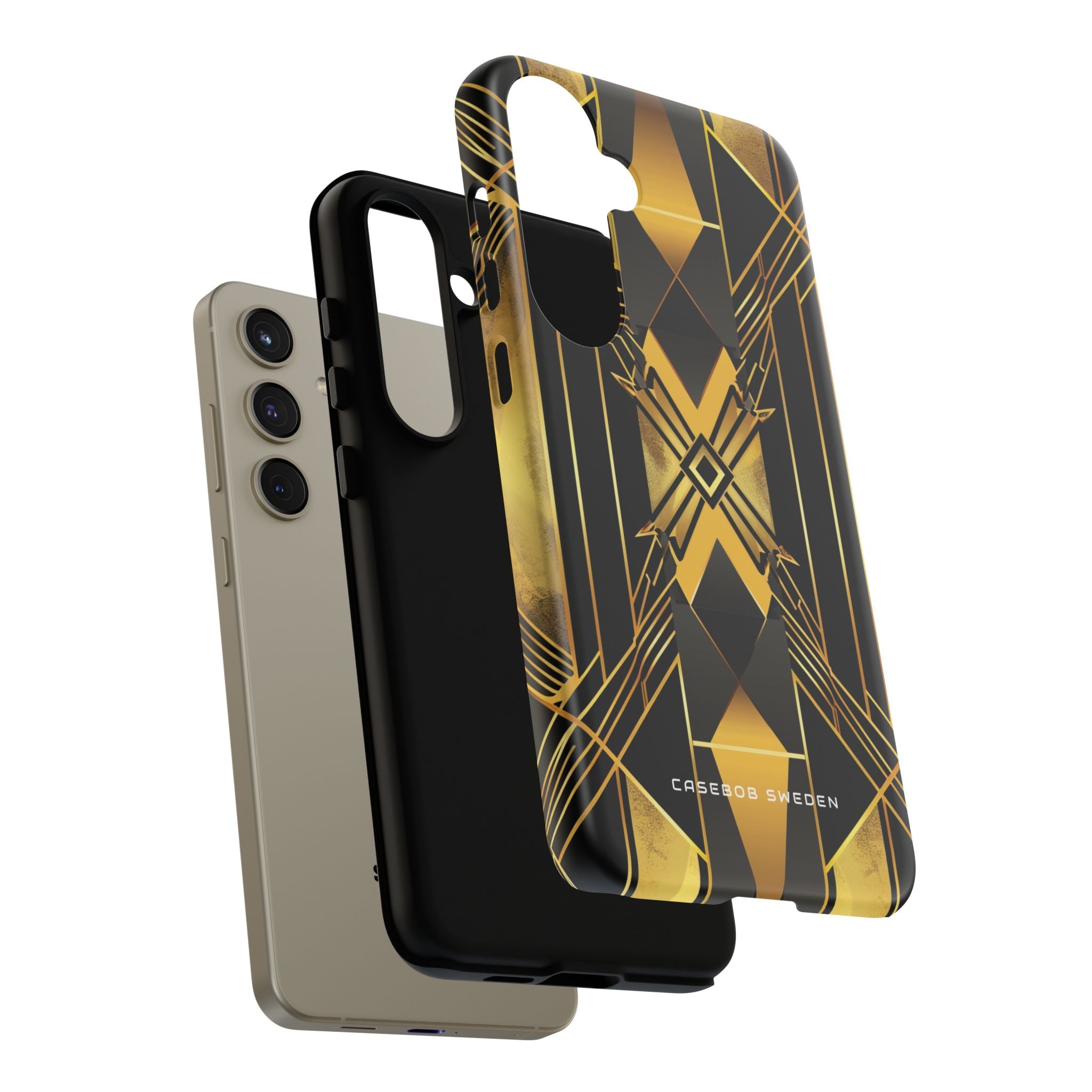 Golden Geometric Elegance Samsung S24 - Tough Phone Case