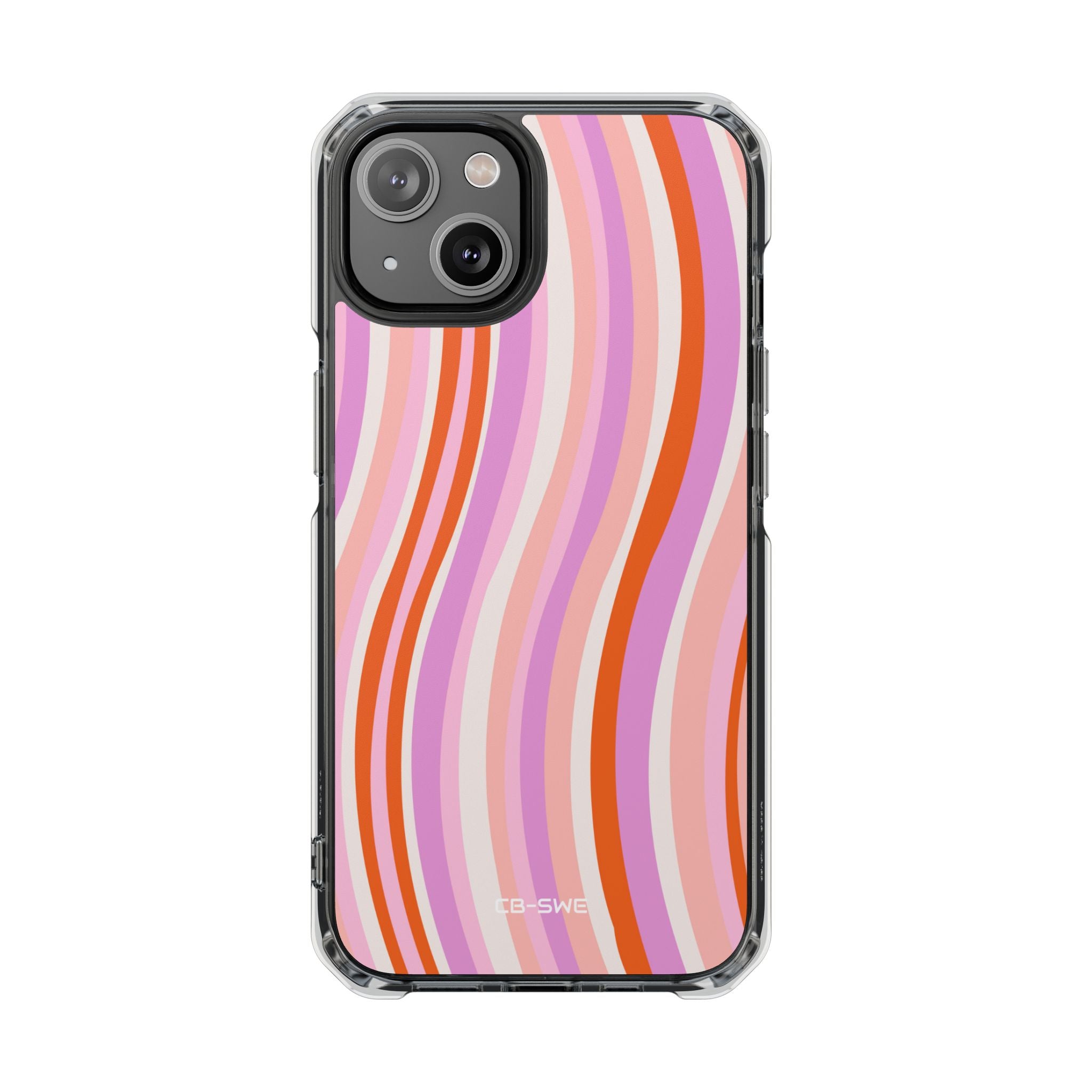 Vibrant Wave Symphony iPhone Case - Impact