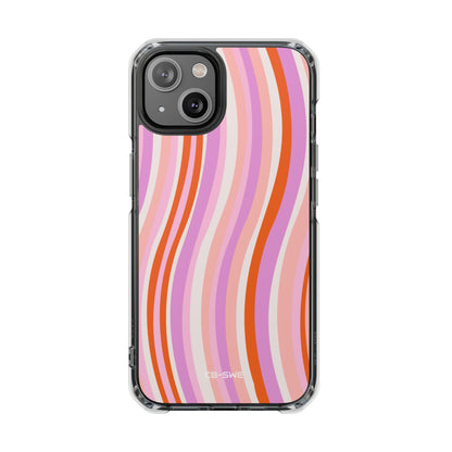 Vibrant Wave Symphony iPhone Case - Impact