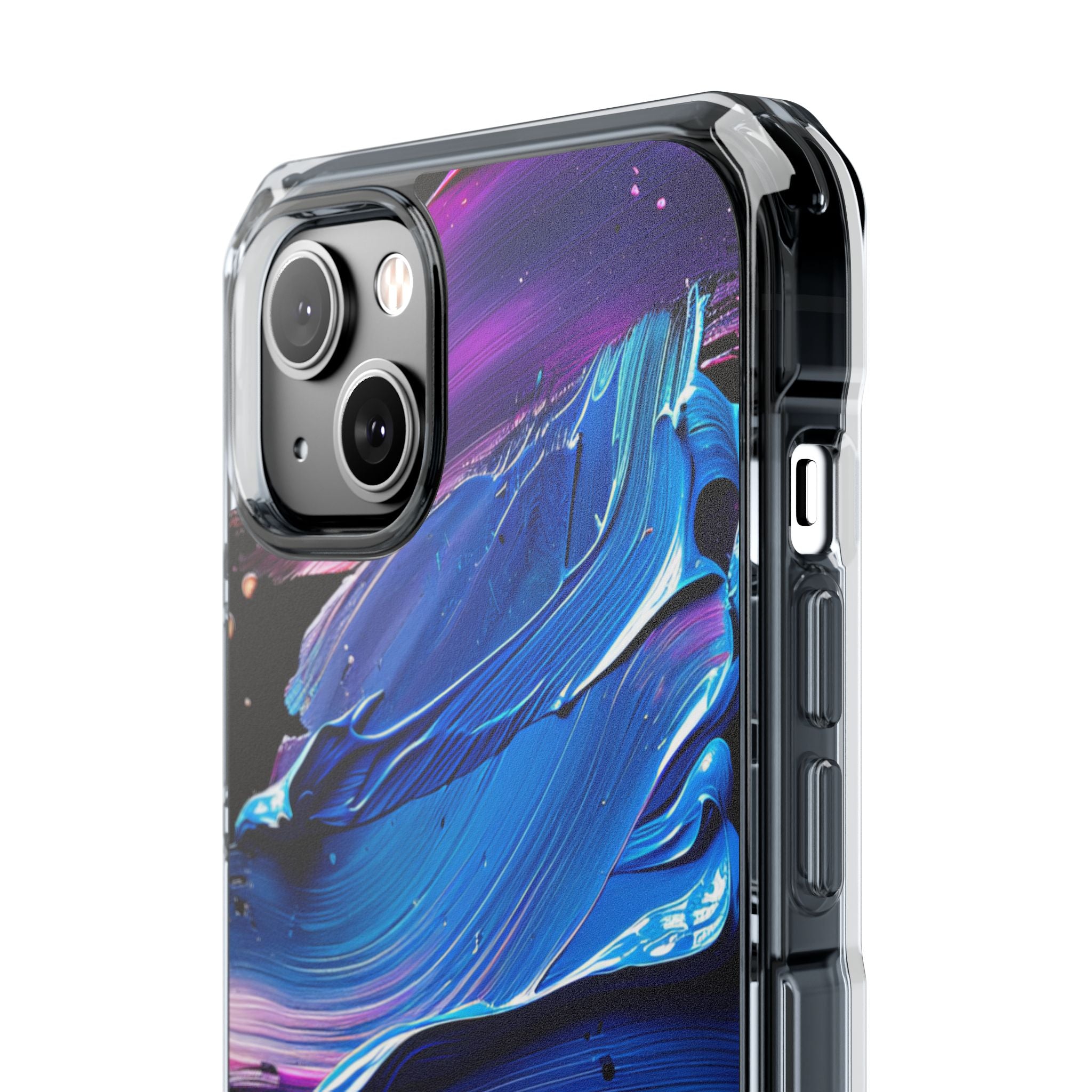 Ethereal Energy Flow iPhone 14 - Clear Impact Phone Case