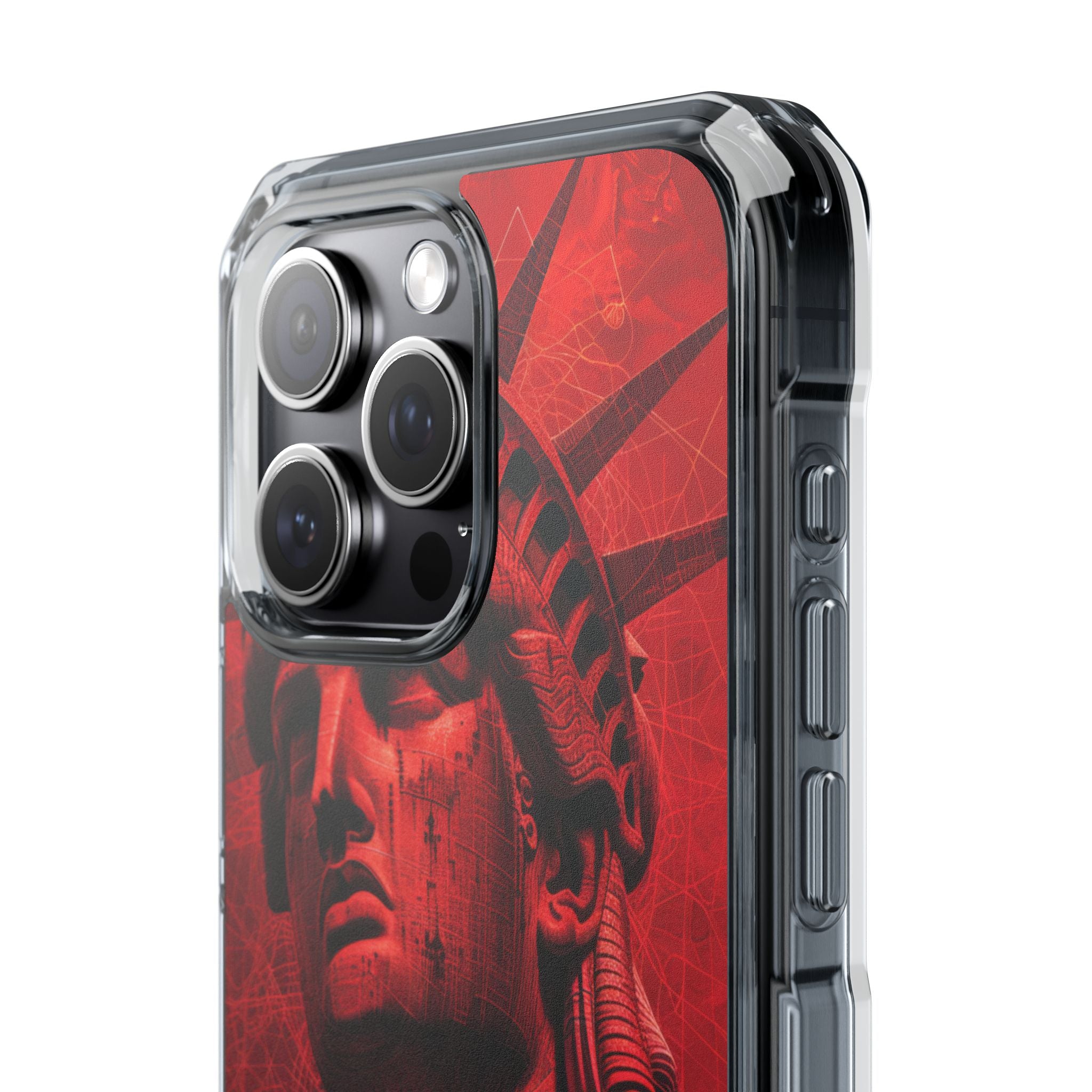 Zen Red Liberty Vision iPhone 15 - Clear Impact Phone Case