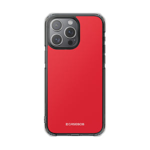 Imperial Red | Phone Case for iPhone (Clear Impact Case - Magnetic)