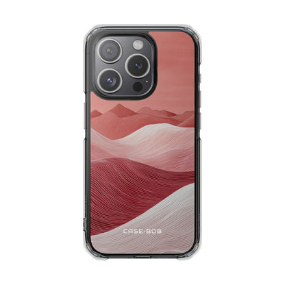 White Orb Dunes iPhone 15 Pro Case - Impact