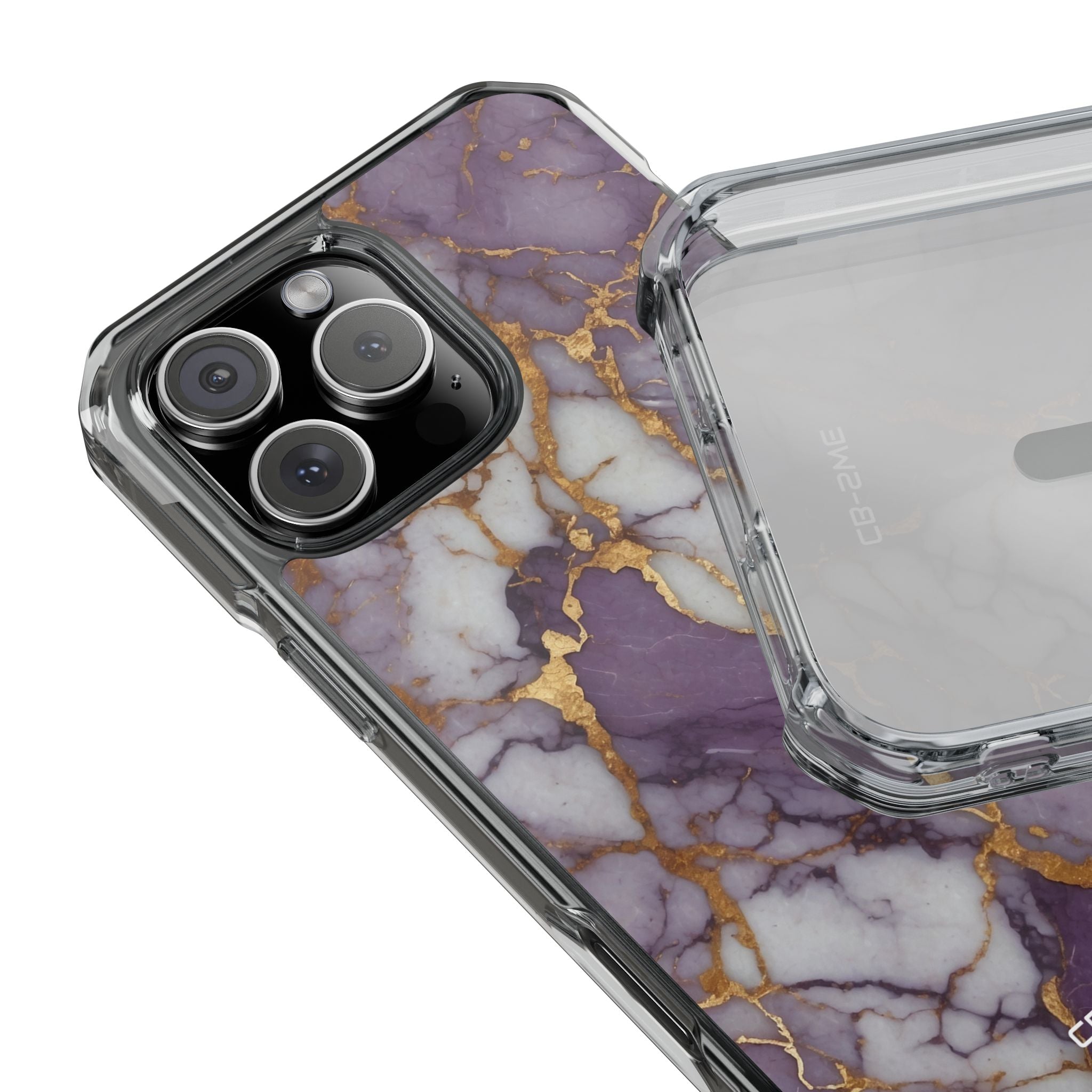 Lavender Veins Flow iPhone Case - Impact