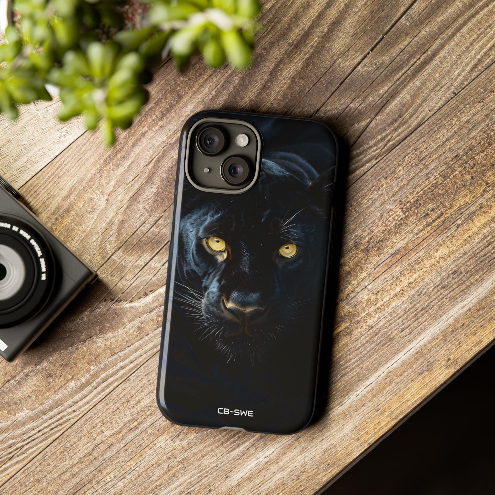 Mysterious Panther Gaze - iPhone Case