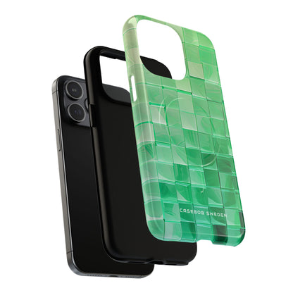 Gradient Verdegrid iPhone 15 | Tough+ Phone Case