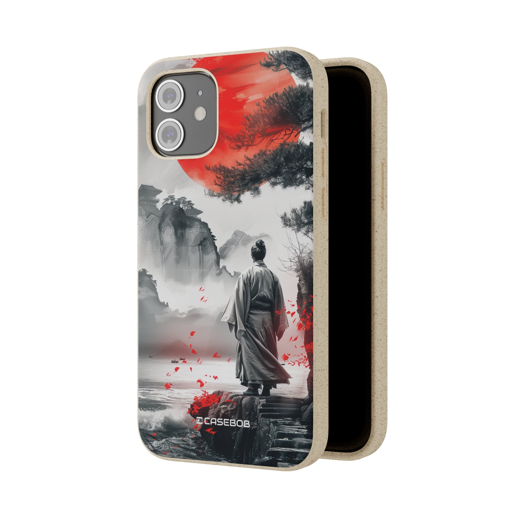 Serene Samurai Sunrise | Biodegradable Phone Case