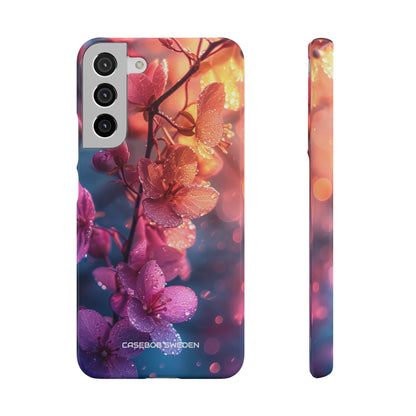 Pink Bloom Serenity - Slim Samsung S22 Phone Case