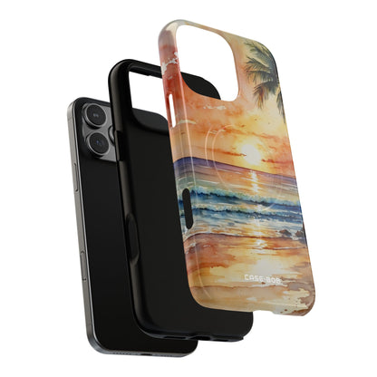 Sunset Palm iPhone 16 Pro Max Case - Tough+