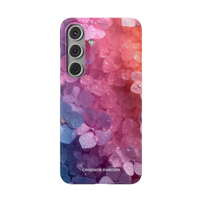 Floral Chill Blooms - Slim Samsung S24 Phone Case