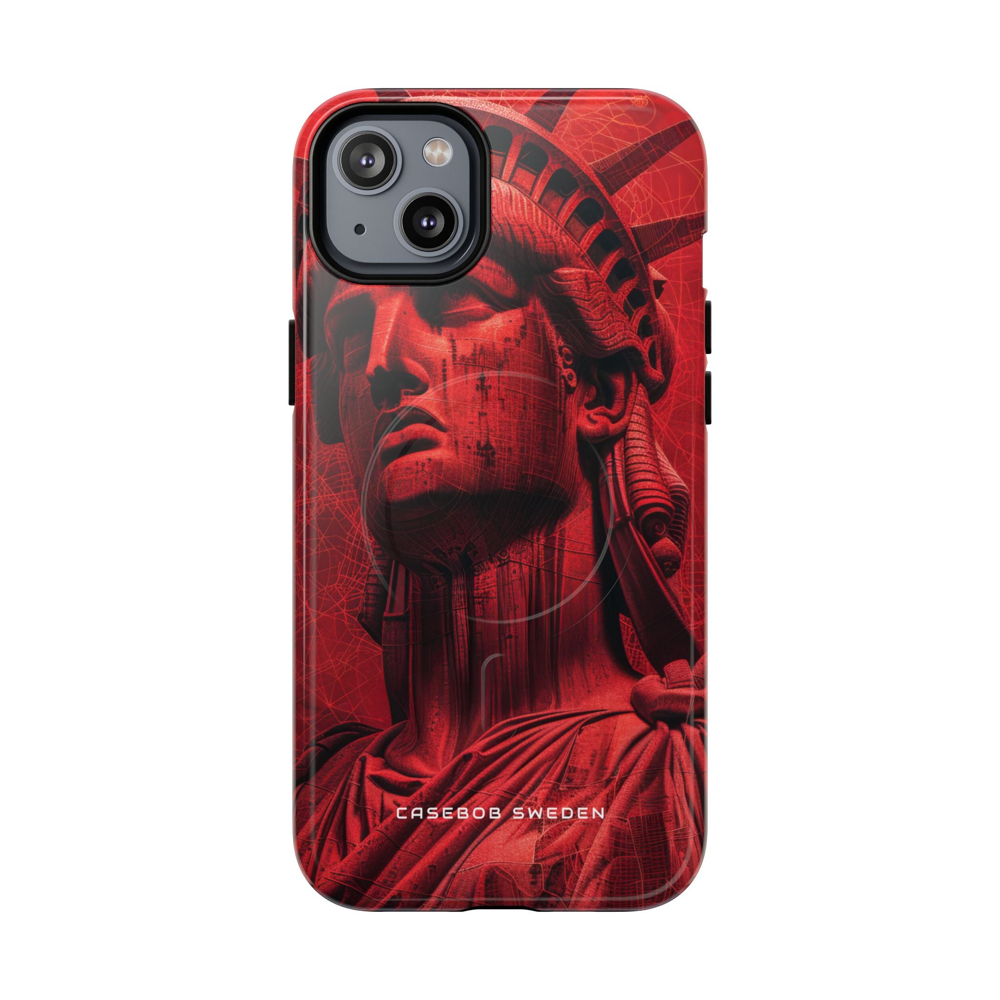 Zen Red Liberty Vision iPhone 14 | Tough+ Phone Case