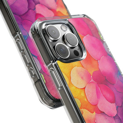 Vibrant Petal Fusion iPhone Case - Impact