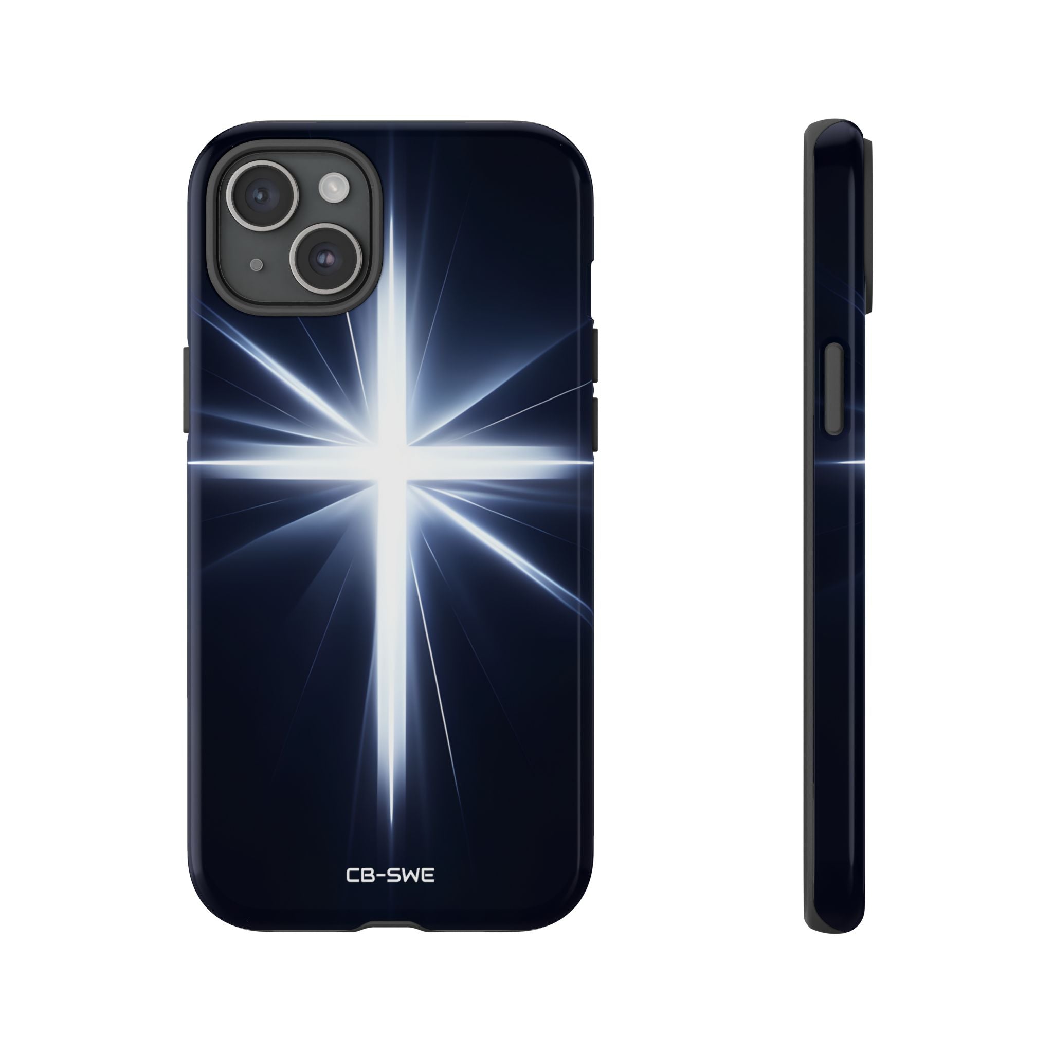 Luminous Cross Radiance - iPhone Case