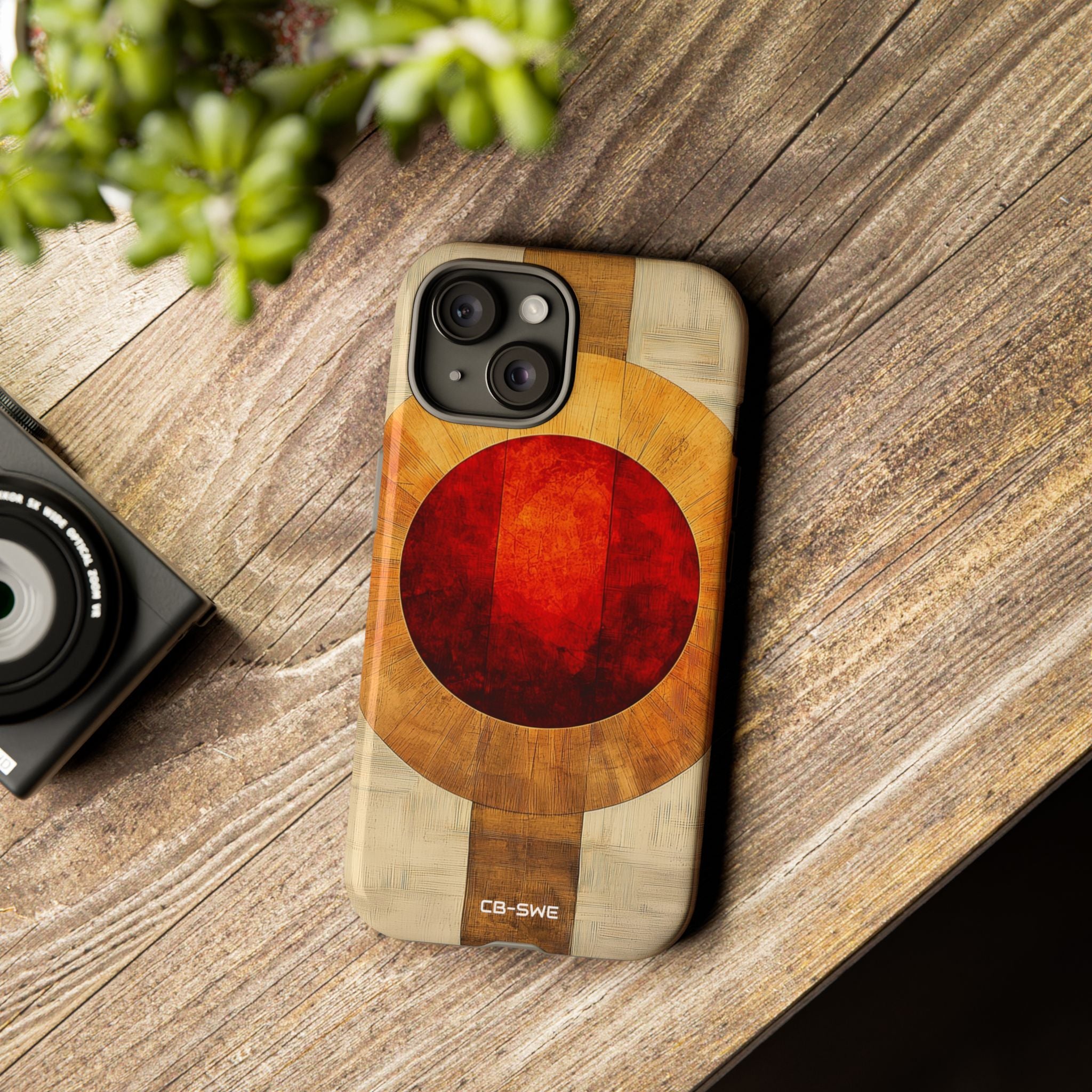 Warm Circles Embrace - iPhone Case