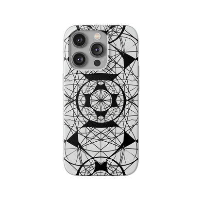 Geometric Hypnosis | Flexible Phone Case for iPhone