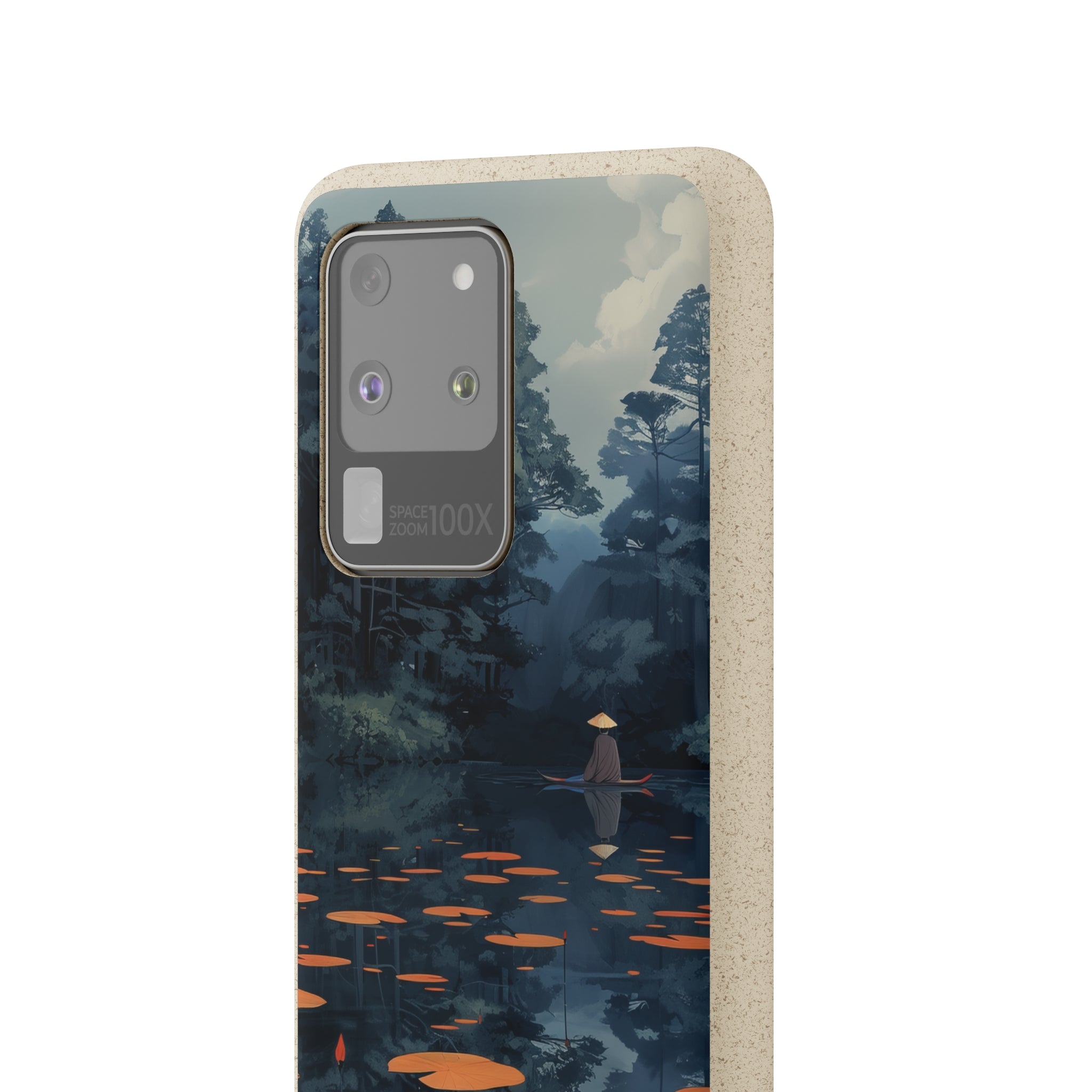 Tranquil Lotus Serenity | Biodegradable Phone Case