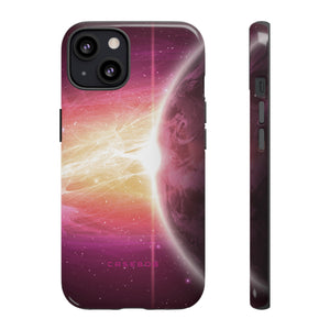 Purple Planets in Space - Protective Phone Case