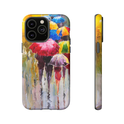 Oil Painting - Rainy Day - Protective Phone Case