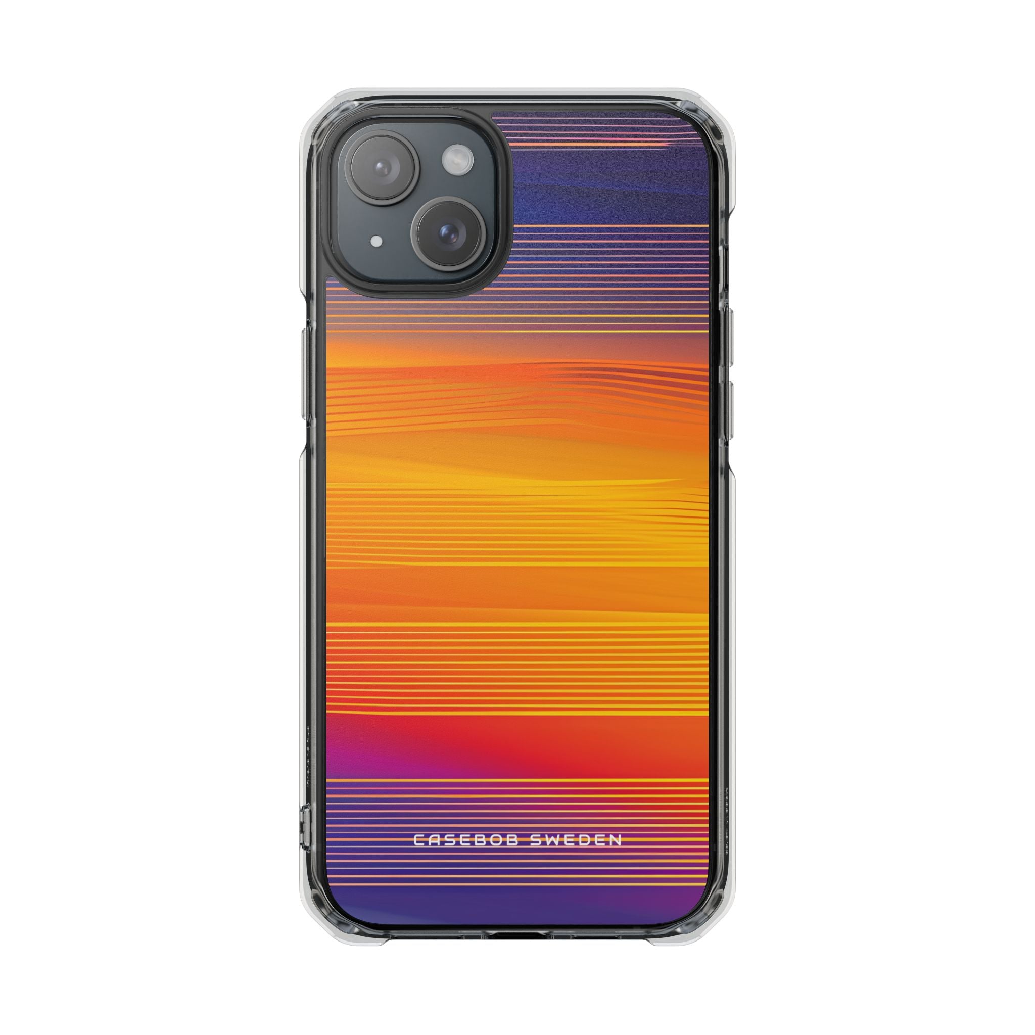 Gradient Sunset Flow iPhone 15 - Clear Impact Phone Case