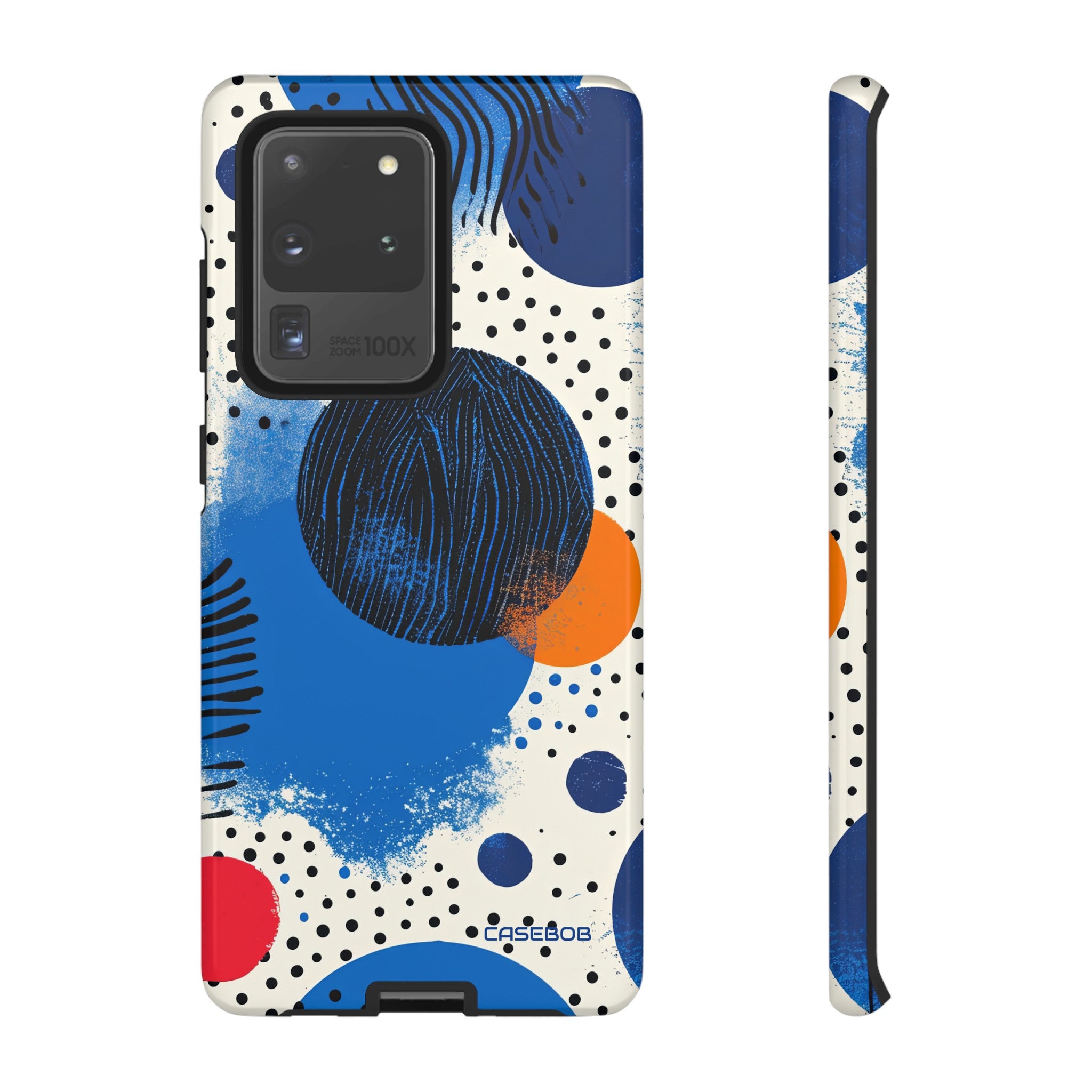 Blue Tranquil Geometry - Protective Phone Case