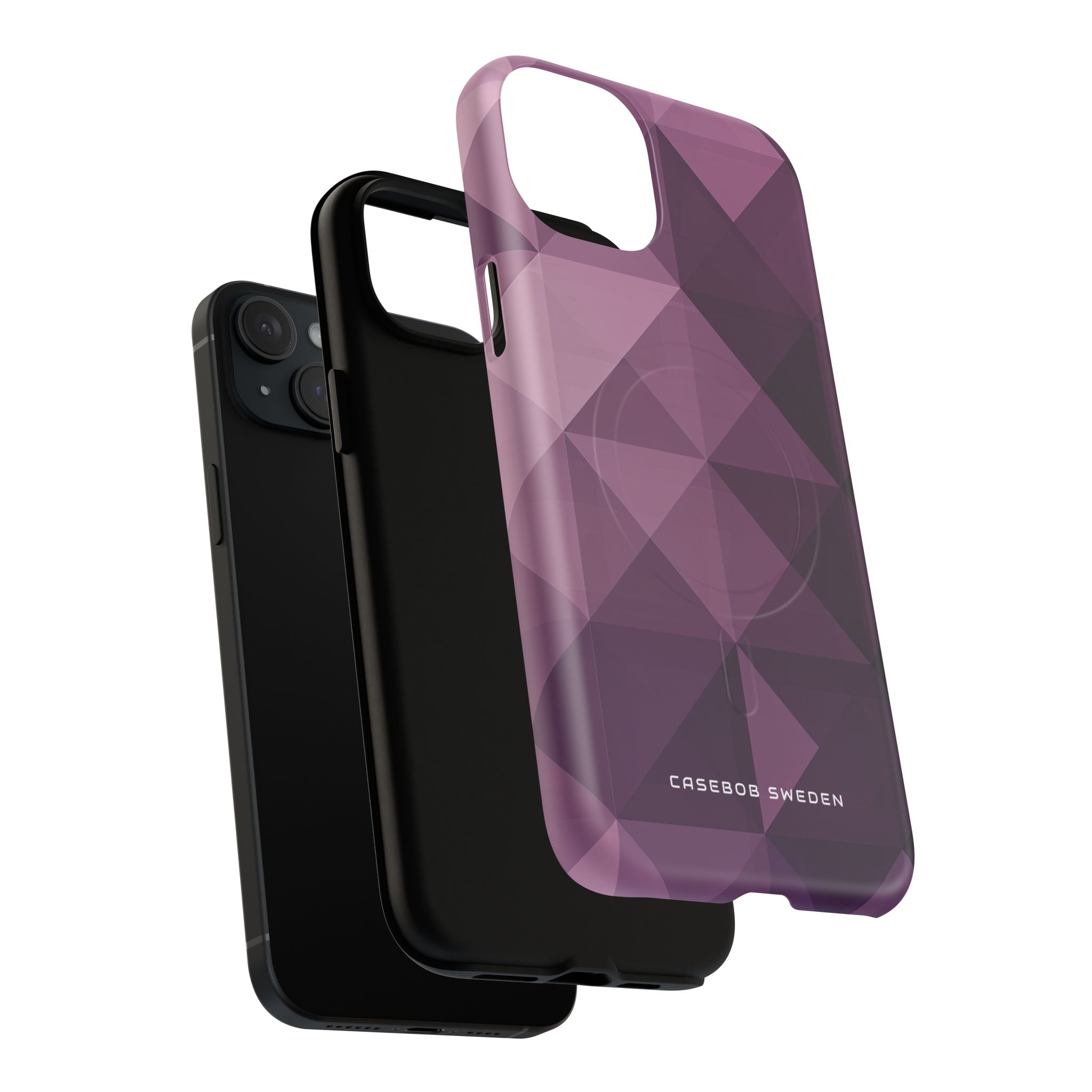 Gradient Purple Mosaic iPhone 15 | Tough+ Phone Case