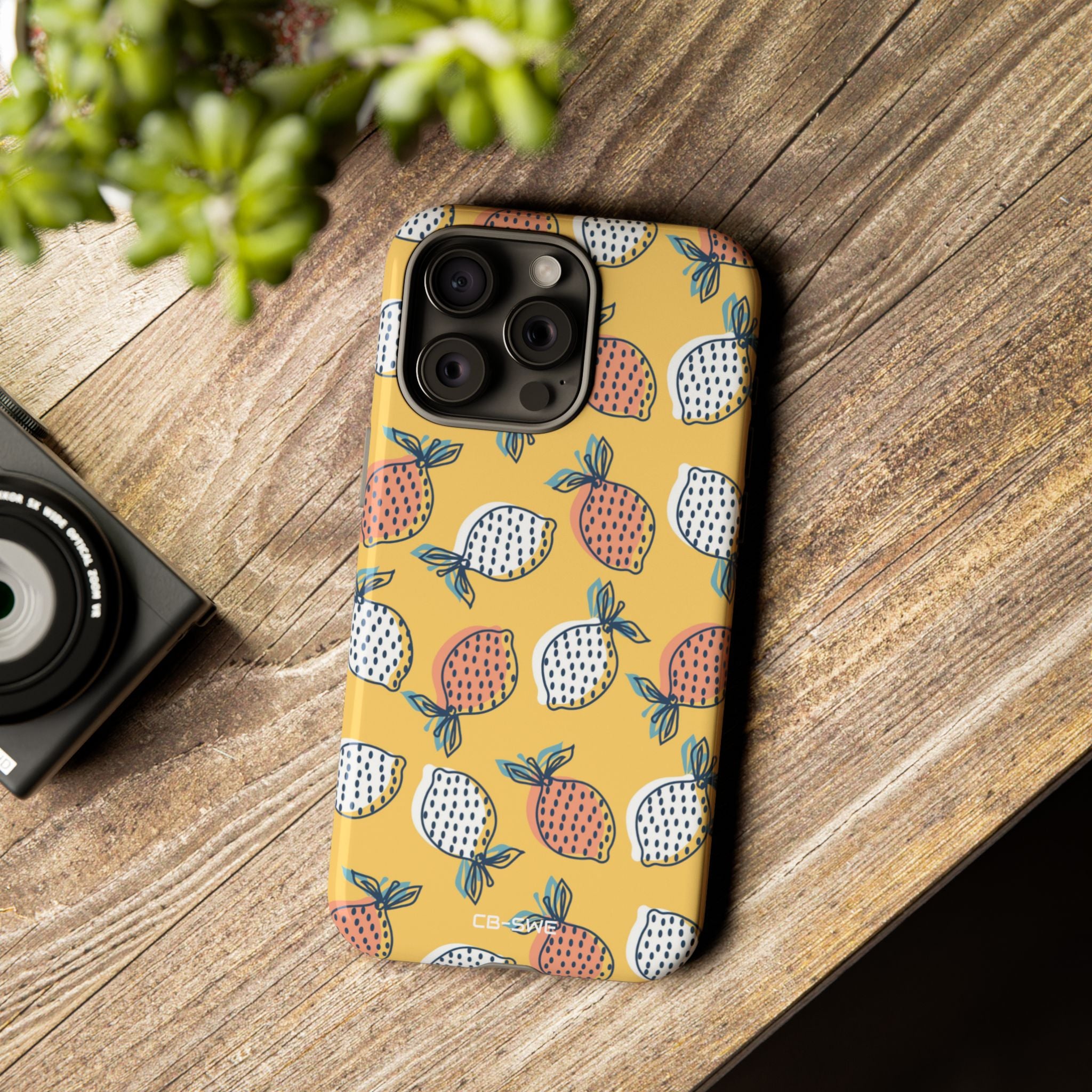 Lemons Dance Playfully - iPhone Case