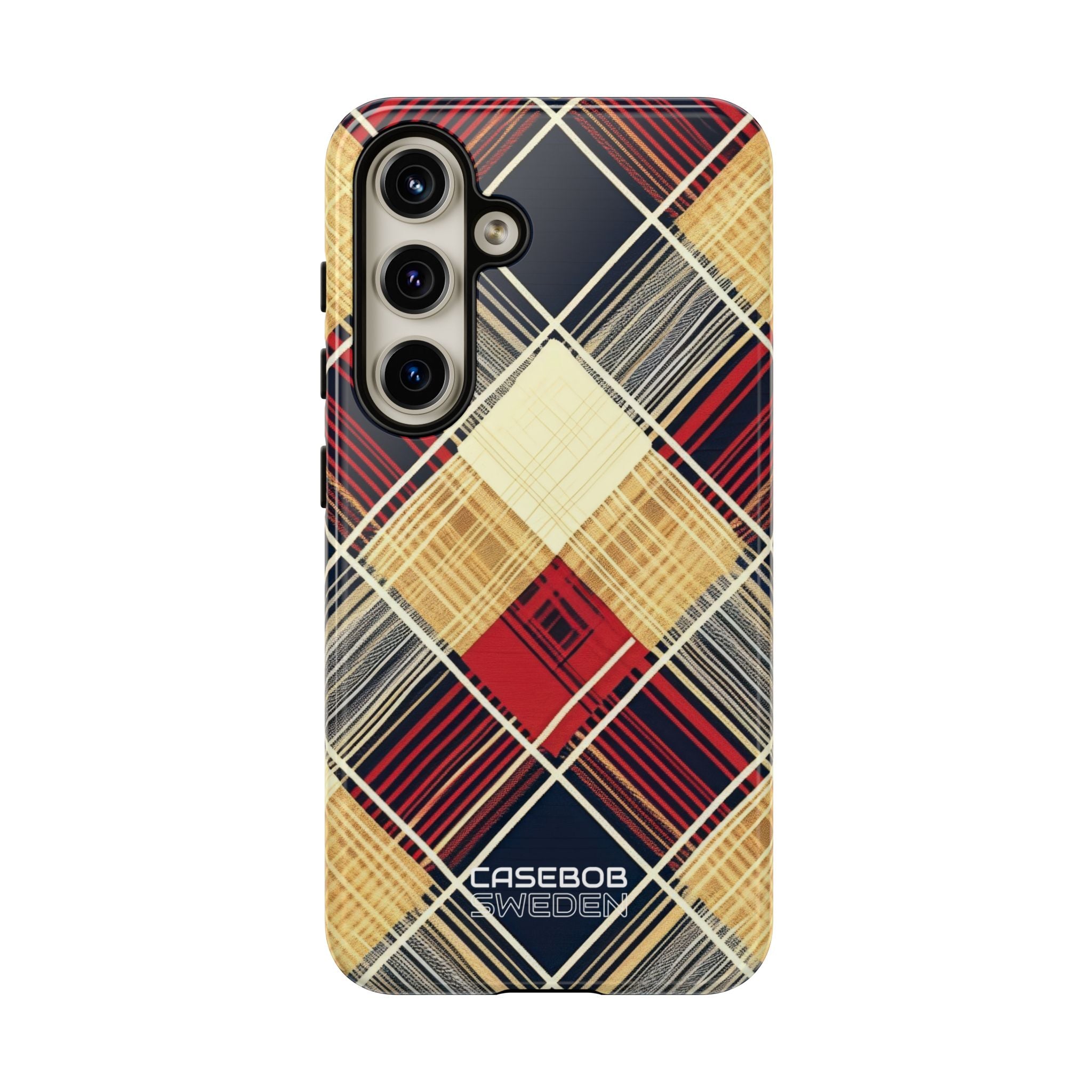 Plaid Diamond Tapestry Samsung S24 - Tough
