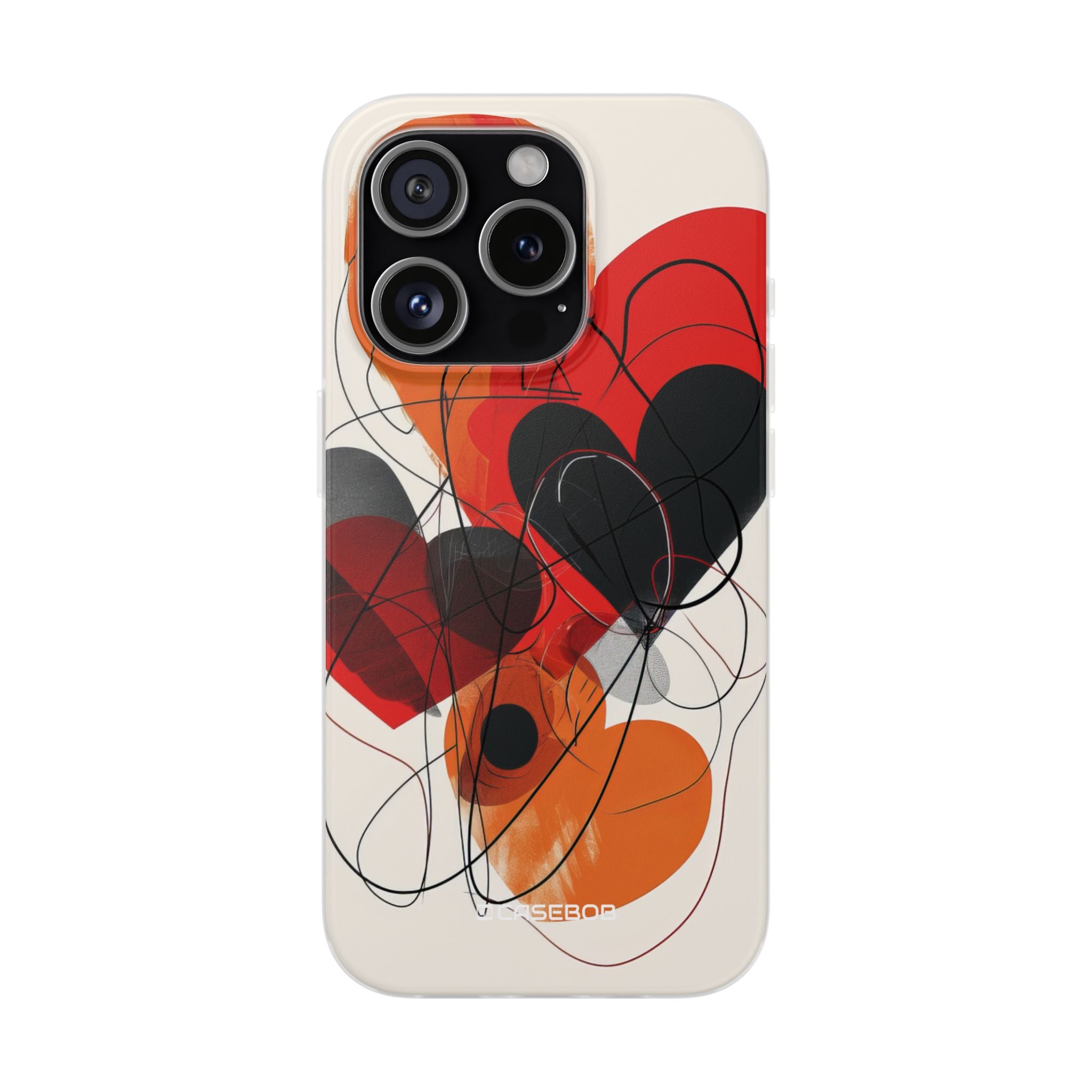 Fiery Hearts | Flexible Phone Case for iPhone