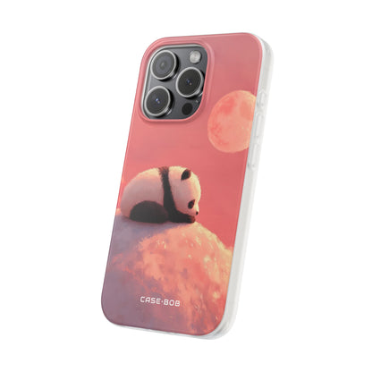 Panda Moonbeam iPhone 15 Pro Case - Soft